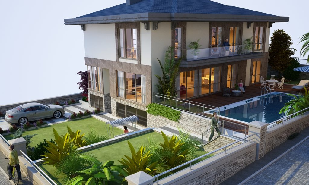 Bahçeşehir Villa Projesi — Proje görseli görselleştirmesi